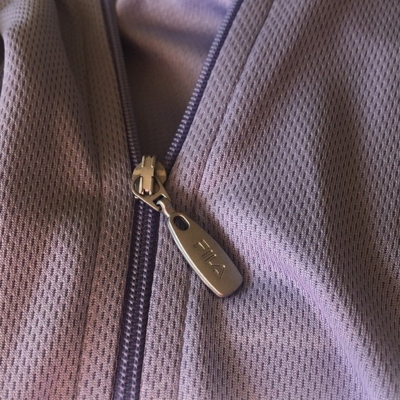 Vintage Fila Y2K Set of Lavender Drawstring Pants & Full Zip Hoodie Jacket M - Picture 8 of 14